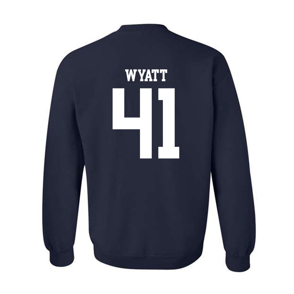 Rice - NCAA Football : Plae Wyatt - Classic Shersey Crewneck Sweatshirt-1