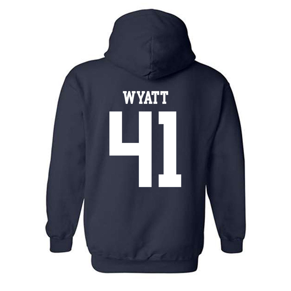 Rice - NCAA Football : Plae Wyatt - Classic Shersey Hooded Sweatshirt-1