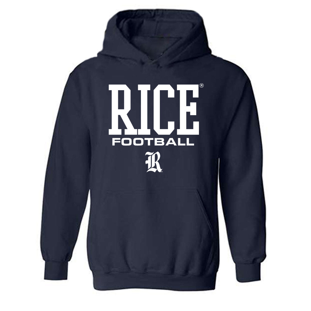 Rice - NCAA Football : Elijah Mojarro - Classic Shersey Hooded Sweatshirt-0