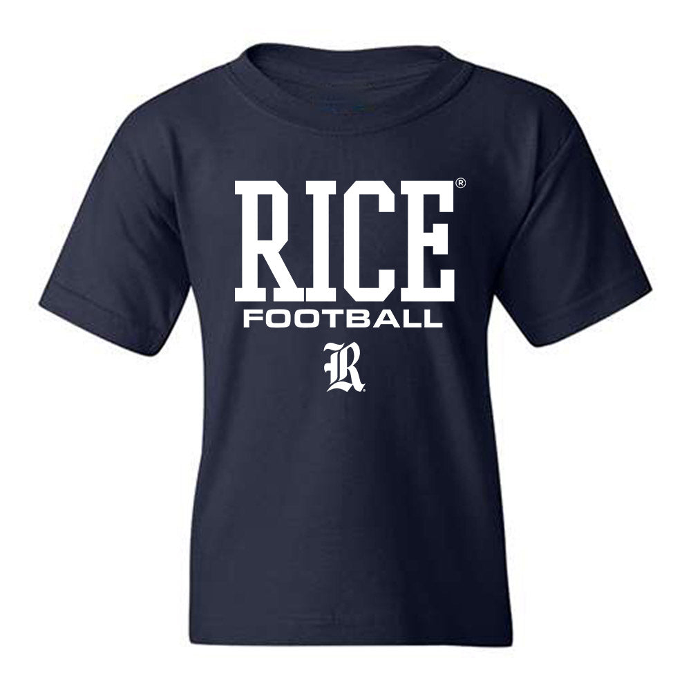 Rice - NCAA Football : Aquantis Clemmons - Classic Shersey Youth T-Shirt-0