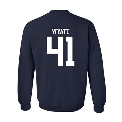 Rice - NCAA Football : Plae Wyatt - Classic Shersey Crewneck Sweatshirt-1