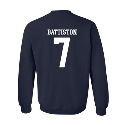 Rice - NCAA Women's Basketball : Louann Battiston - Classic Shersey Crewneck Sweatshirt-1