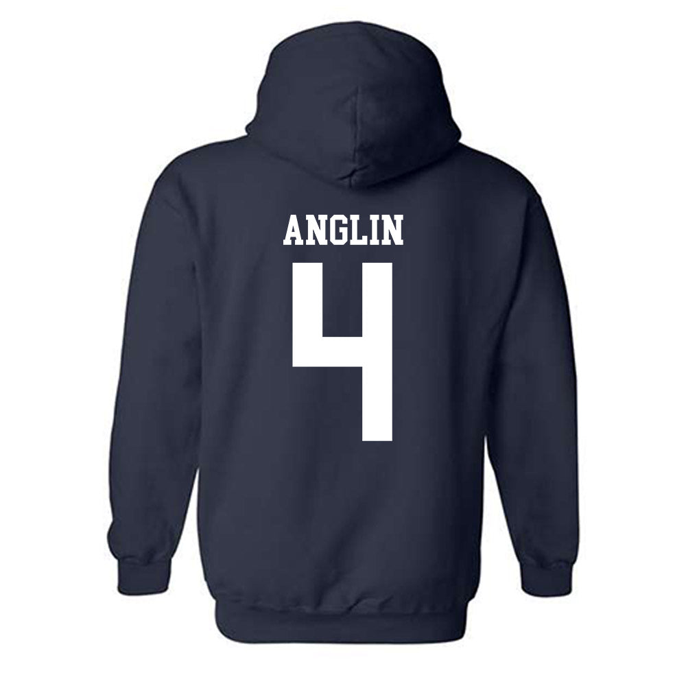 Rice - NCAA Men's Basketball : Denver Anglin - Classic Shersey Hooded Sweatshirt-1