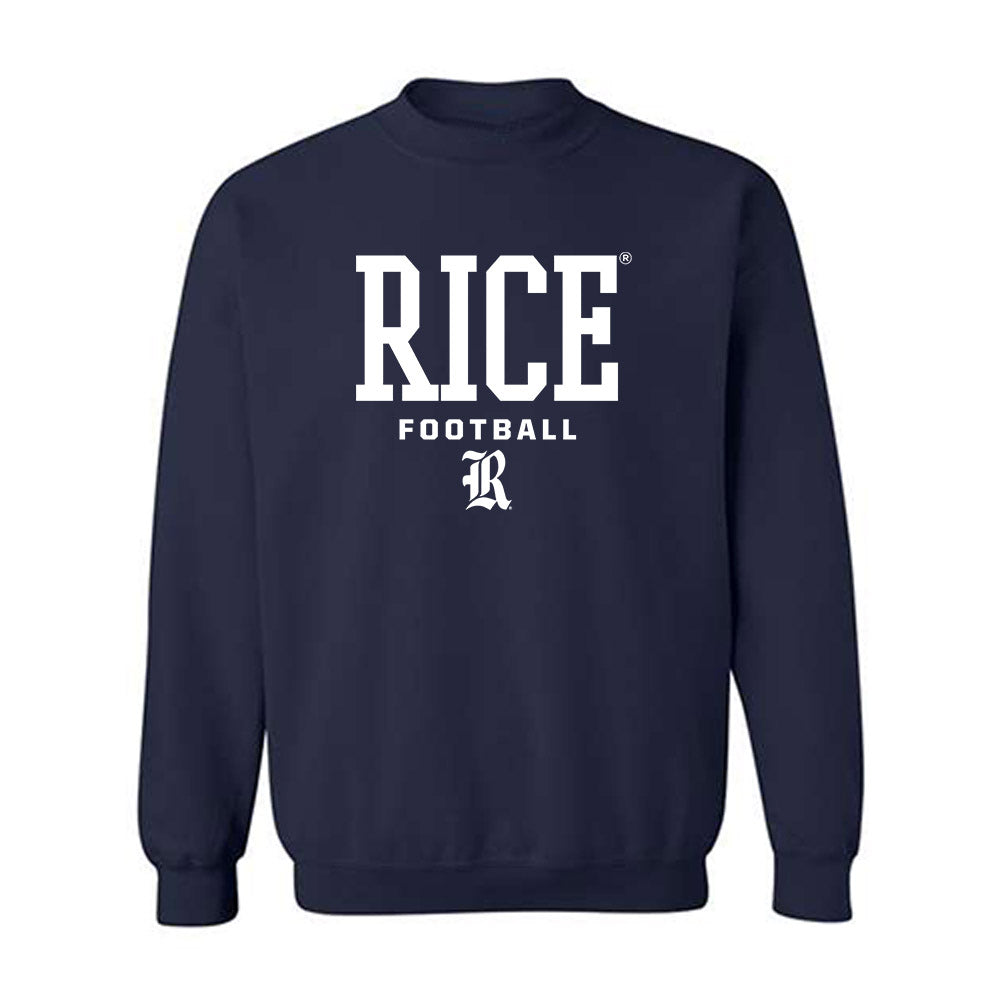 Rice - NCAA Football : Luke Miller - Classic Shersey Crewneck Sweatshirt-0