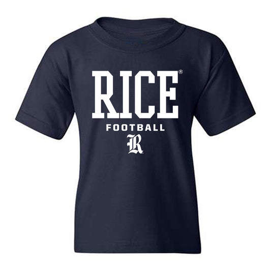 Rice - NCAA Football : Aquantis Clemmons - Classic Shersey Youth T-Shirt-0