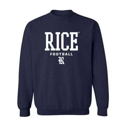 Rice - NCAA Football : Robert Rooks - Classic Shersey Crewneck Sweatshirt-0