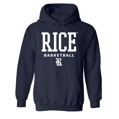 Rice - NCAA Women's Basketball : Hailey Adams - Classic Shersey Hooded Sweatshirt-0