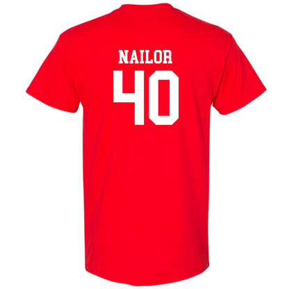 Rutgers - NCAA Baseball : Jager Nailor - Classic Shersey T-Shirt-1