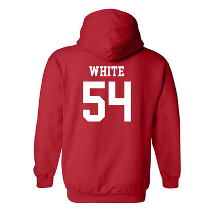 Rutgers - NCAA Football : Taj White - Classic Shersey Hooded Sweatshirt-1