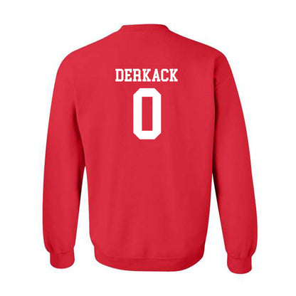Rutgers - NCAA Men's Basketball : Jordan Derkack - Classic Shersey Crewneck Sweatshirt