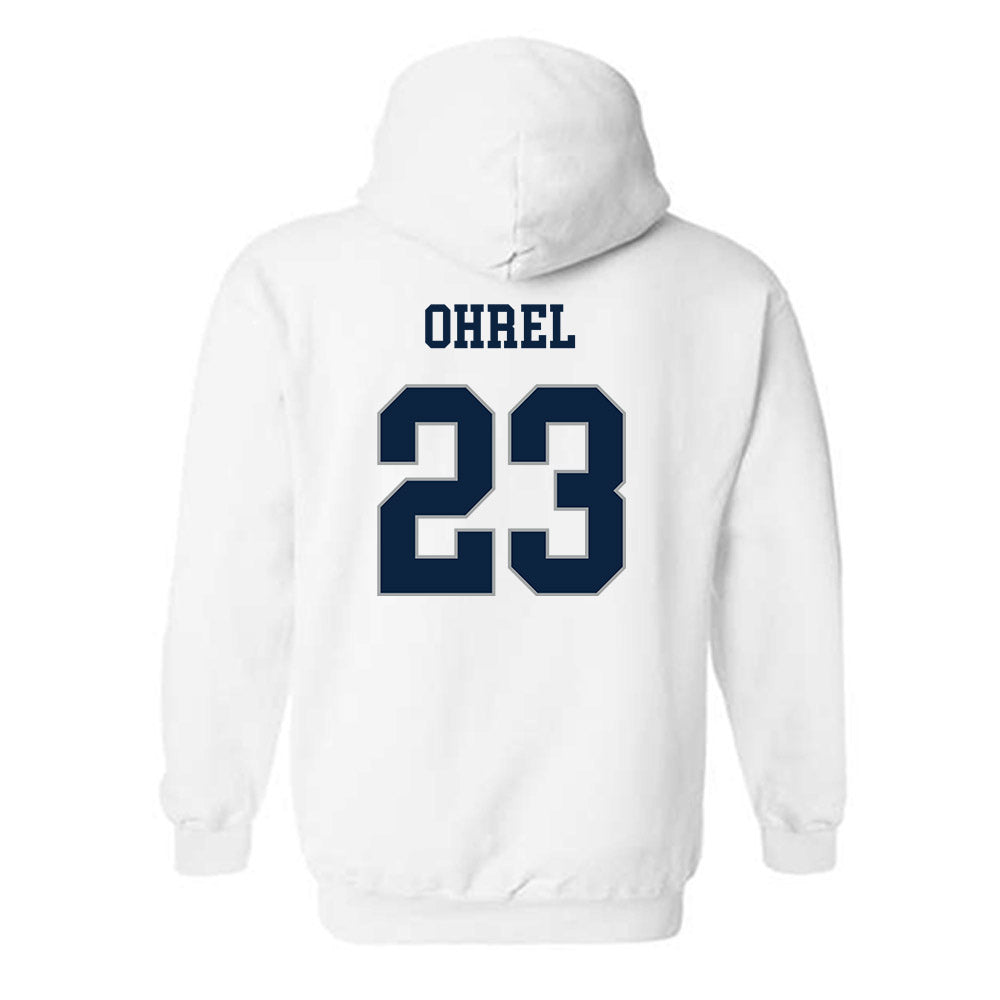 Xavier - NCAA Women's Lacrosse : Riley Ohrel - Classic Shersey Hooded Sweatshirt-1