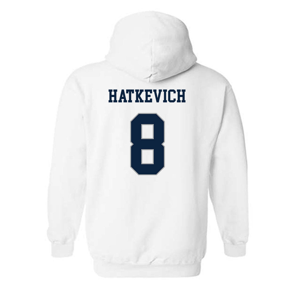 Xavier - NCAA Women's Volleyball : Macy Hatkevich - Classic Shersey Hooded Sweatshirt-1