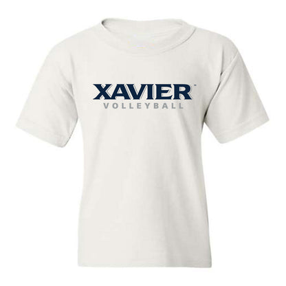 Xavier - NCAA Women's Volleyball : Karissa Quenichet - Youth T-Shirt