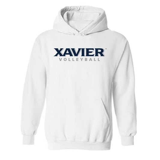 Xavier - NCAA Women's Volleyball : Macy Hatkevich - Classic Shersey Hooded Sweatshirt-0