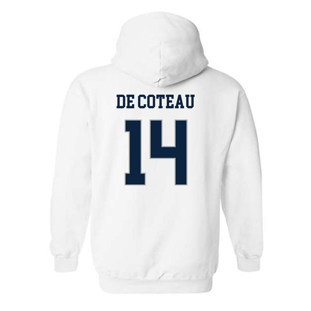 Xavier - NCAA Men's Soccer : Jabari De coteau - Classic Shersey Hooded Sweatshirt-1
