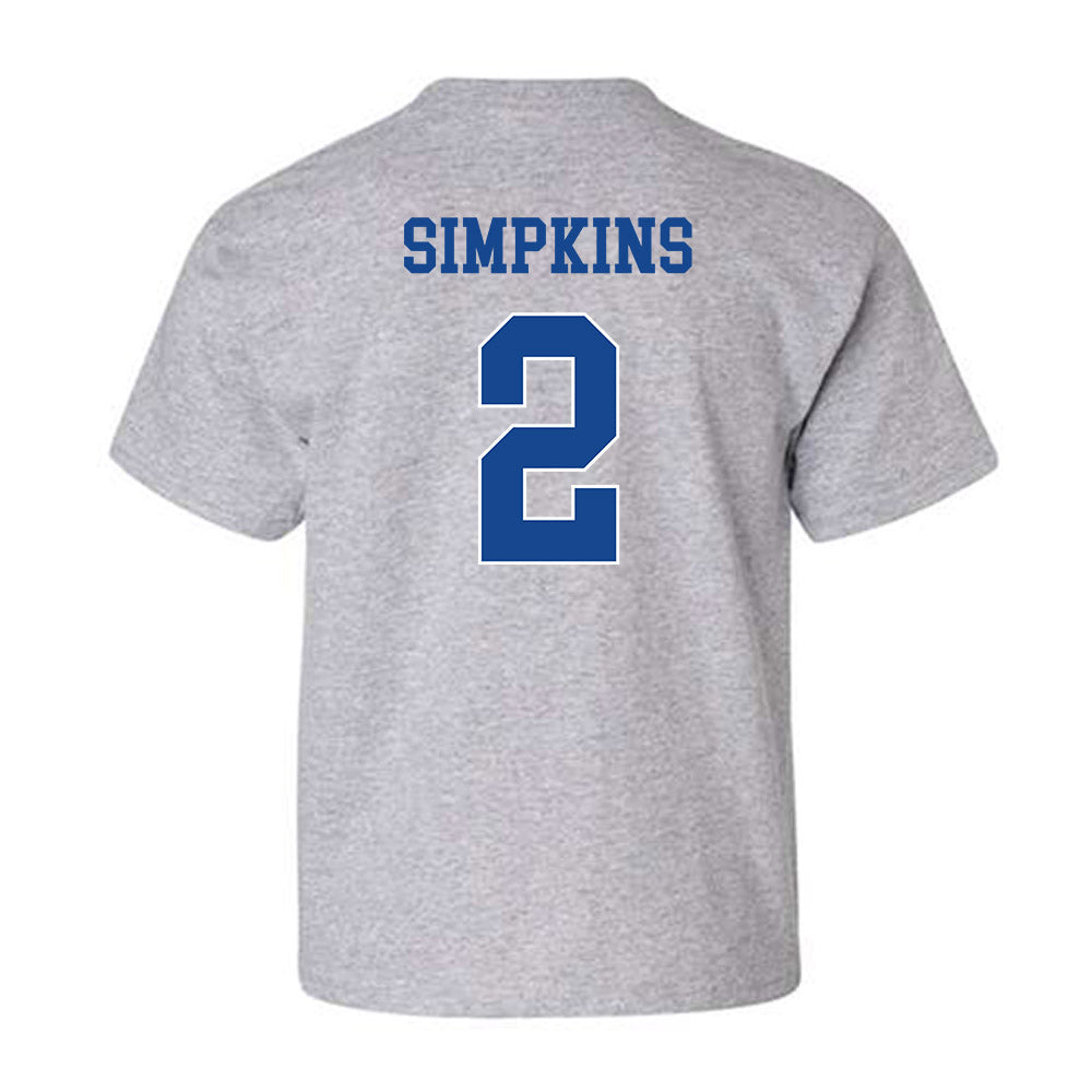Seton Hall - NCAA Men's Basketball : Tajuan Simpkins - Classic Shersey Youth T-Shirt-1