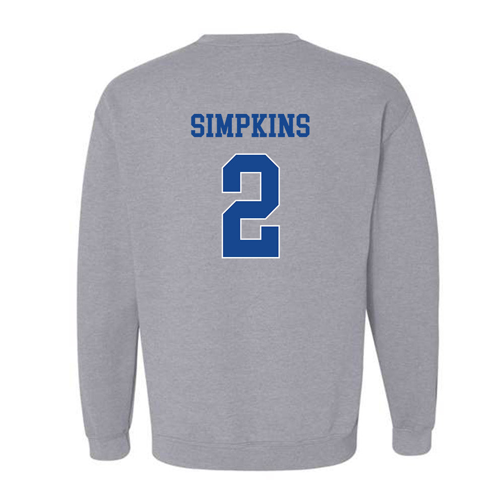 Seton Hall - NCAA Men's Basketball : Tajuan Simpkins - Classic Shersey Crewneck Sweatshirt-1