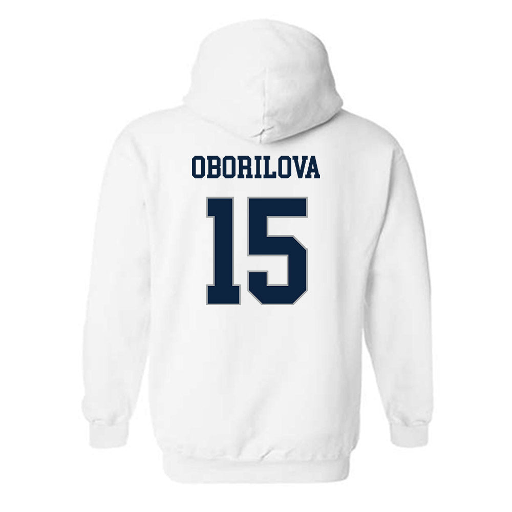 Xavier - NCAA Women's Basketball : Petra Oborilova - Classic Shersey Hooded Sweatshirt-1