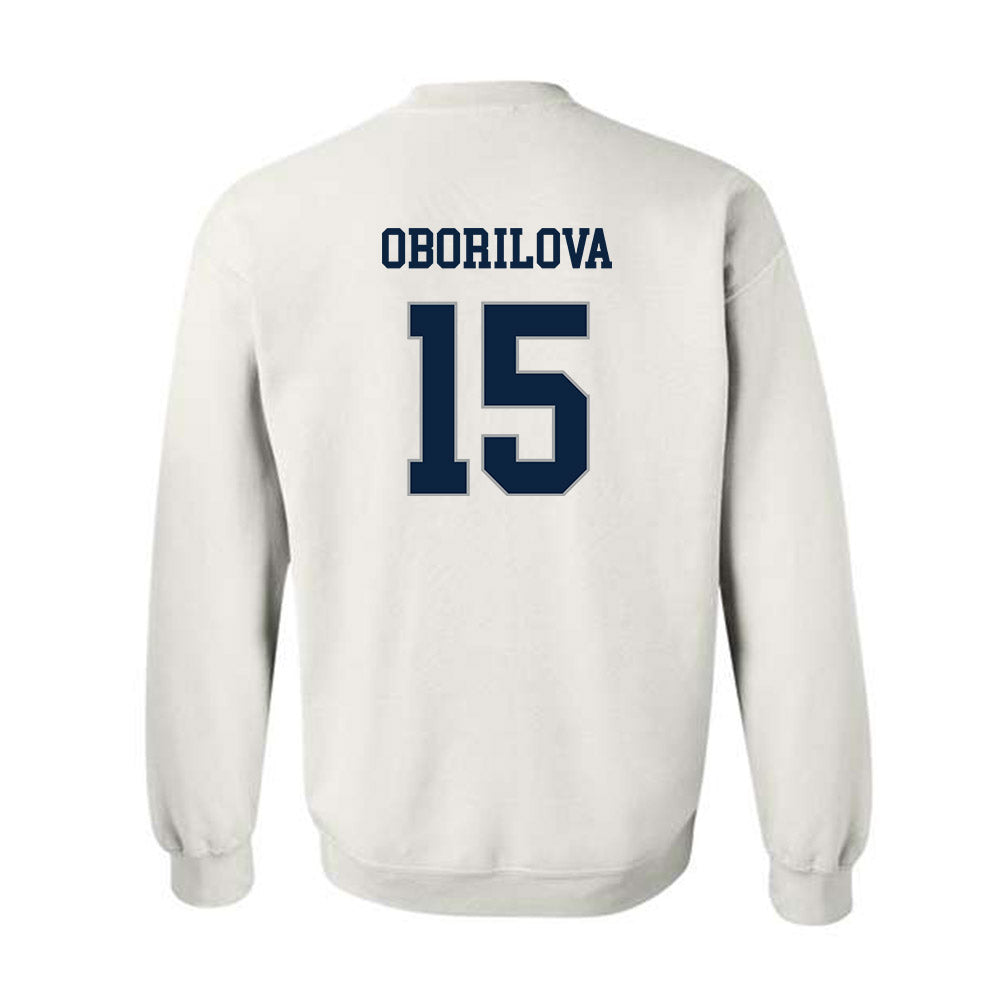 Xavier - NCAA Women's Basketball : Petra Oborilova - Classic Shersey Crewneck Sweatshirt-1