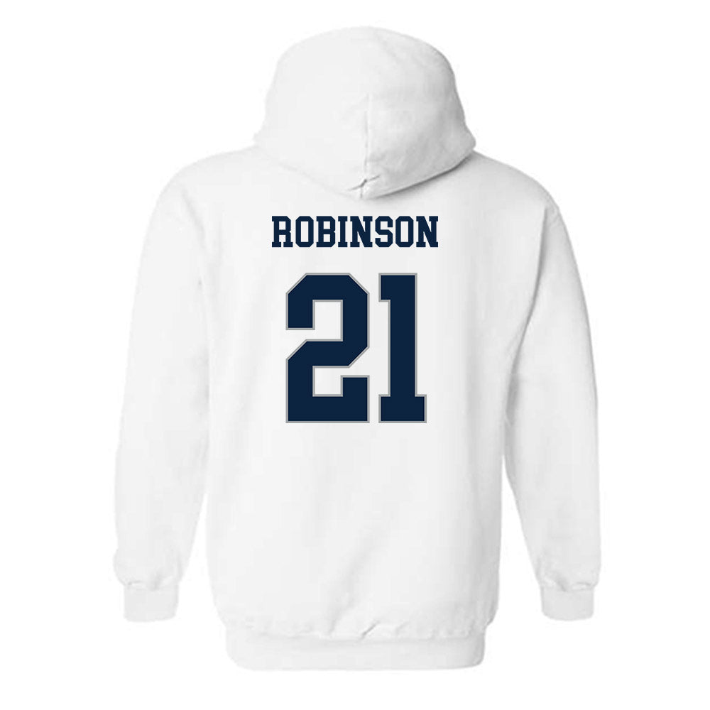 Xavier - NCAA Men's Basketball : Anthony Robinson - Classic Shersey Hooded Sweatshirt-1