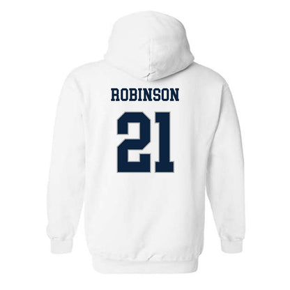 Xavier - NCAA Men's Basketball : Anthony Robinson - Classic Shersey Hooded Sweatshirt-1