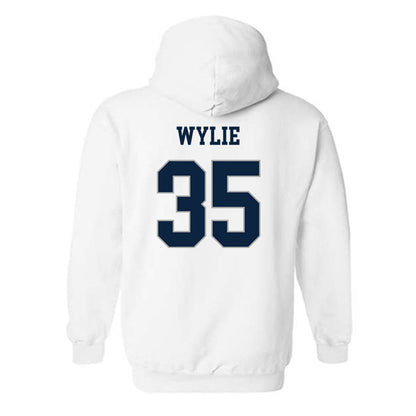 Xavier - NCAA Baseball : Jon Wylie - Classic Shersey Hooded Sweatshirt-1