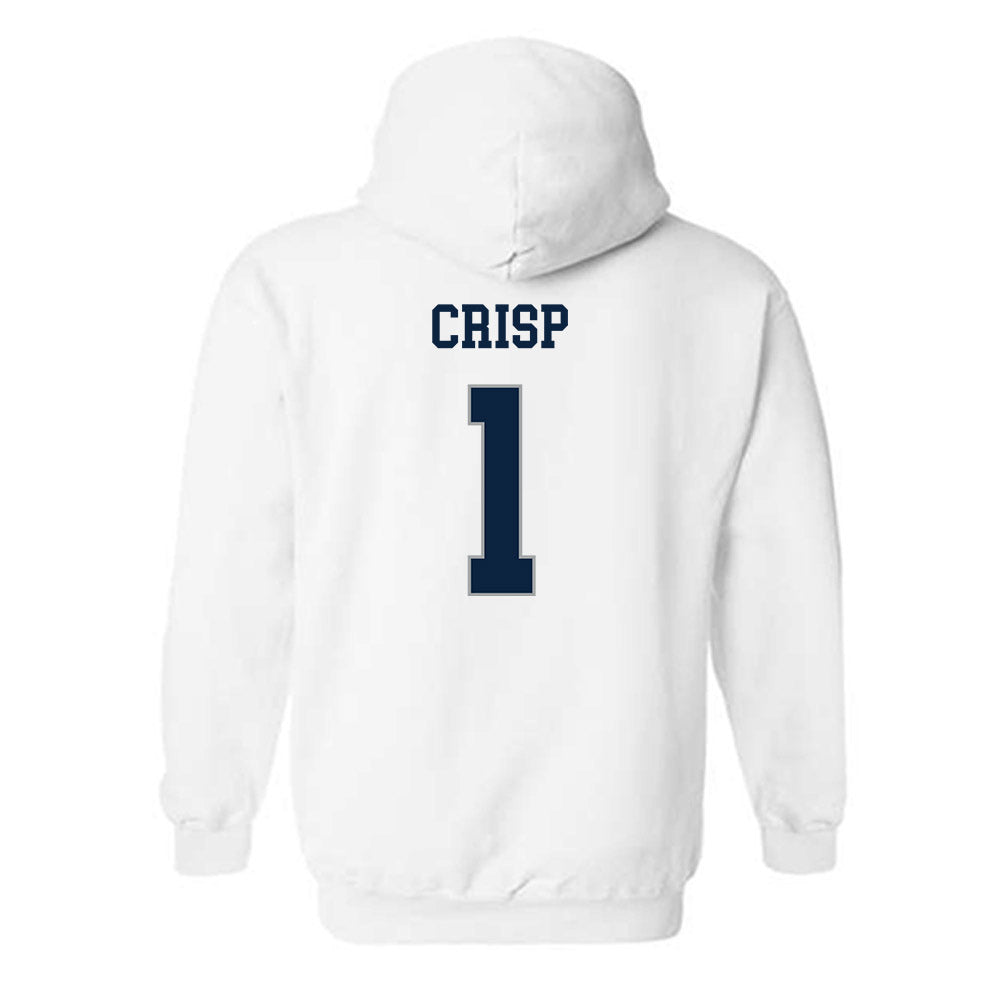 Xavier - NCAA Baseball : JD Crisp - Classic Shersey Hooded Sweatshirt-1