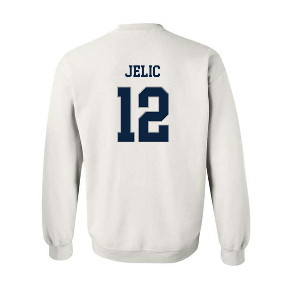 Xavier - NCAA Baseball : Jason Jelic - Classic Shersey Crewneck Sweatshirt