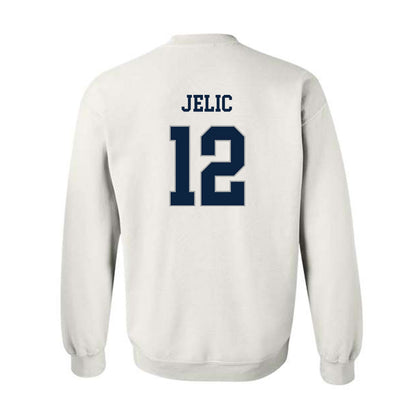 Xavier - NCAA Baseball : Jason Jelic - Classic Shersey Crewneck Sweatshirt