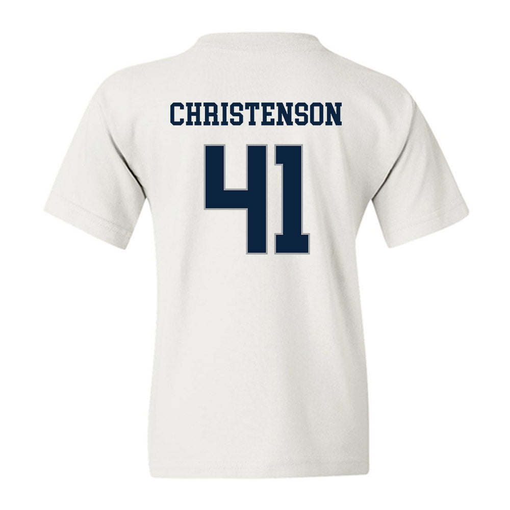 Xavier - NCAA Baseball : Carter Christenson - Classic Shersey Youth T-Shirt-1