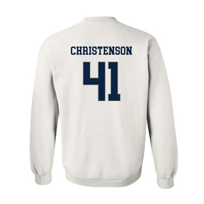 Xavier - NCAA Baseball : Carter Christenson - Classic Shersey Crewneck Sweatshirt-1