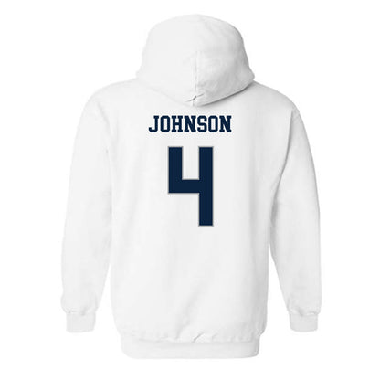 Xavier - NCAA Baseball : Peter Johnson - Classic Shersey Hooded Sweatshirt-1
