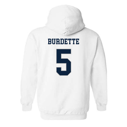 Xavier - NCAA Baseball : Clay Burdette - Classic Shersey Hooded Sweatshirt-1