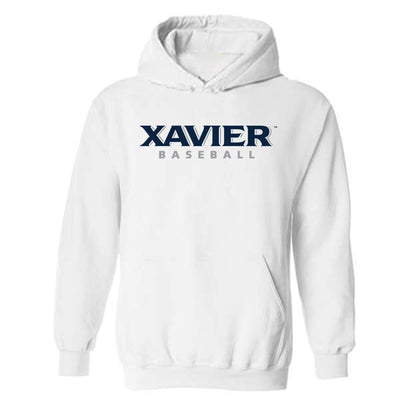 Xavier - NCAA Baseball : Ben Weber - Classic Shersey Hooded Sweatshirt-0