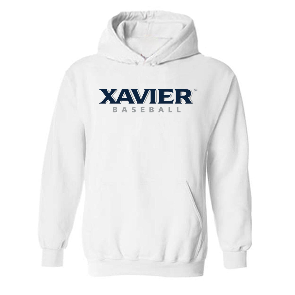 Xavier - NCAA Baseball : Sam Eppley - Classic Shersey Hooded Sweatshirt-0