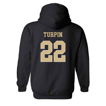 Wake Forest - NCAA Football : Myles Turpin - Classic Shersey Hooded Sweatshirt-1