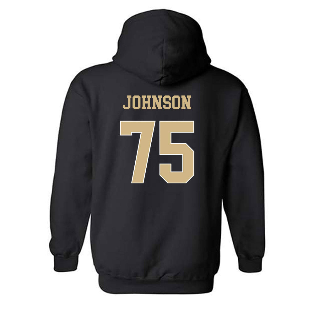 Wake Forest - NCAA Football : Derrell Johnson - Classic Shersey Hooded Sweatshirt-1