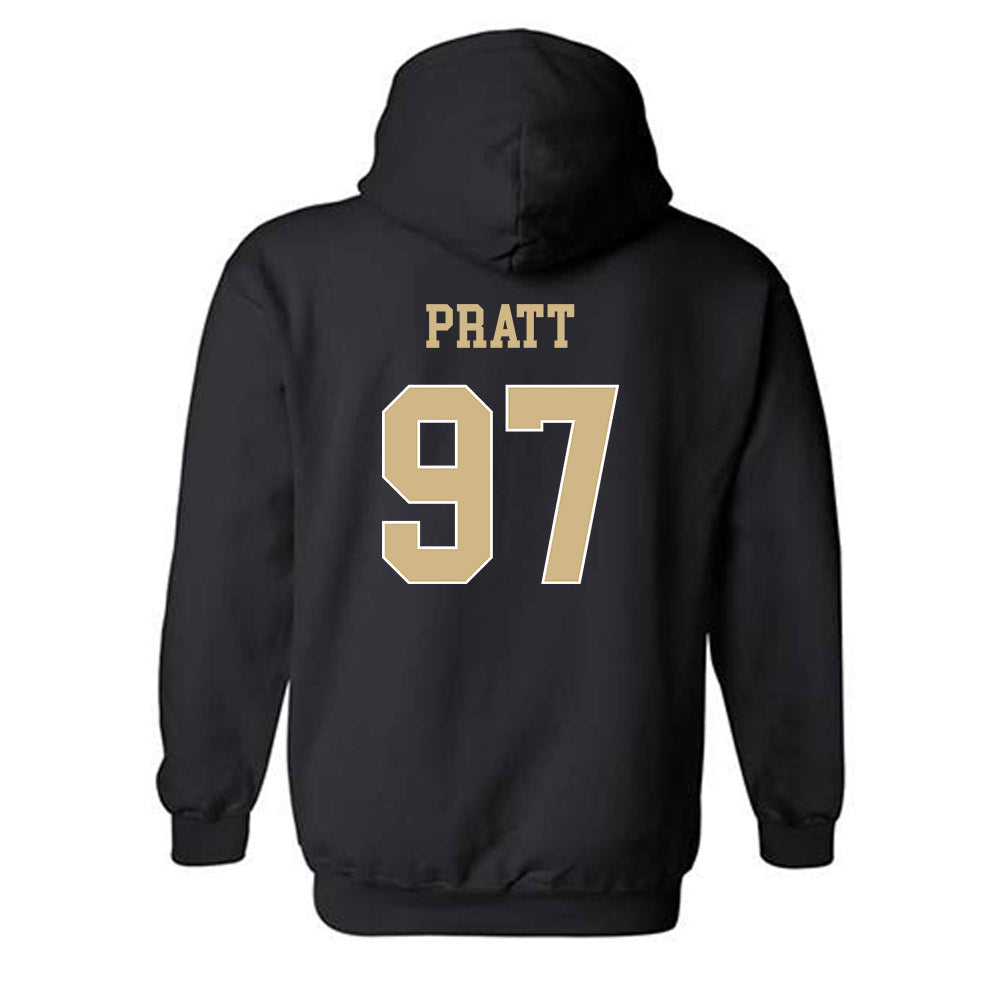 Wake Forest - NCAA Football : Josiah Pratt - Classic Shersey Hooded Sweatshirt-1