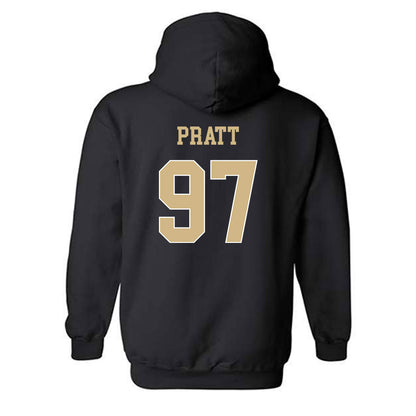 Wake Forest - NCAA Football : Josiah Pratt - Classic Shersey Hooded Sweatshirt-1