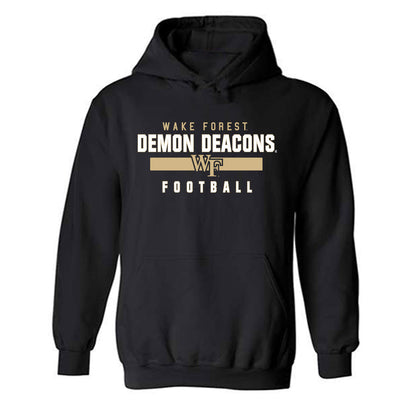 Wake Forest - NCAA Football : Elijah Reid - Classic Shersey Hooded Sweatshirt-0