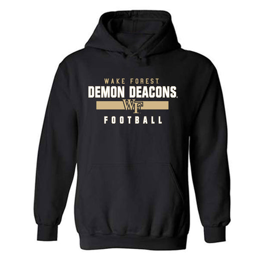 Wake Forest - NCAA Football : George Steih - Classic Shersey Hooded Sweatshirt-0