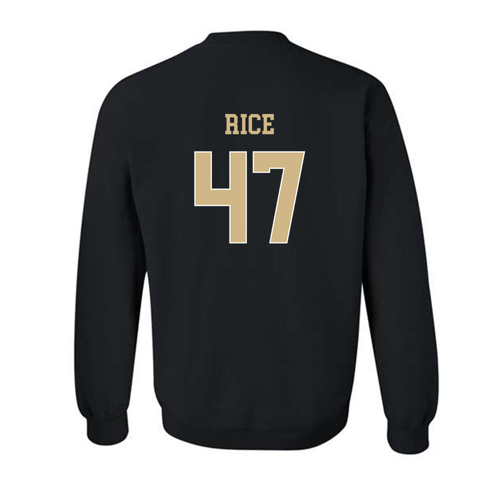 Wake Forest - NCAA Baseball : Cole Rice - Classic Shersey Crewneck Sweatshirt-1