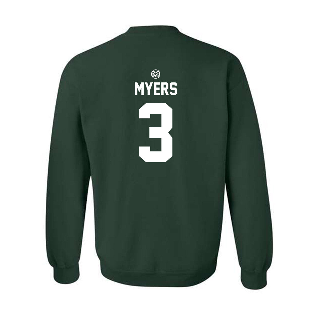 Colorado State - NCAA Football : Dagan Myers - Crewneck Sweatshirt-1