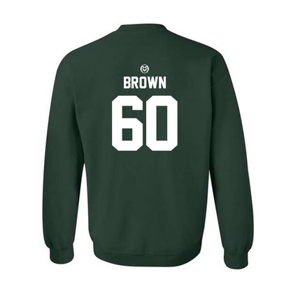 Colorado State - NCAA Football : Chandler Brown - Crewneck Sweatshirt-1