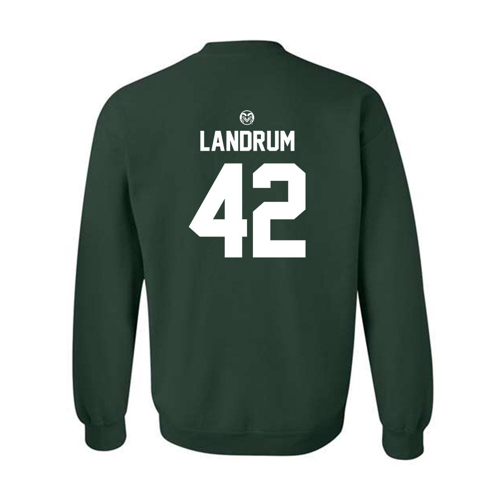 Colorado State - NCAA Football : Jaden Landrum - Crewneck Sweatshirt-1