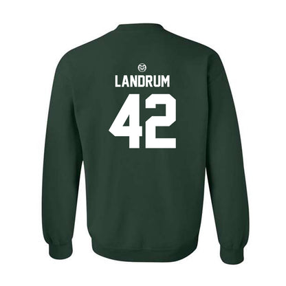 Colorado State - NCAA Football : Jaden Landrum - Crewneck Sweatshirt-1