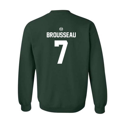 Colorado State - NCAA Football : Jackson Brousseau - Crewneck Sweatshirt-1