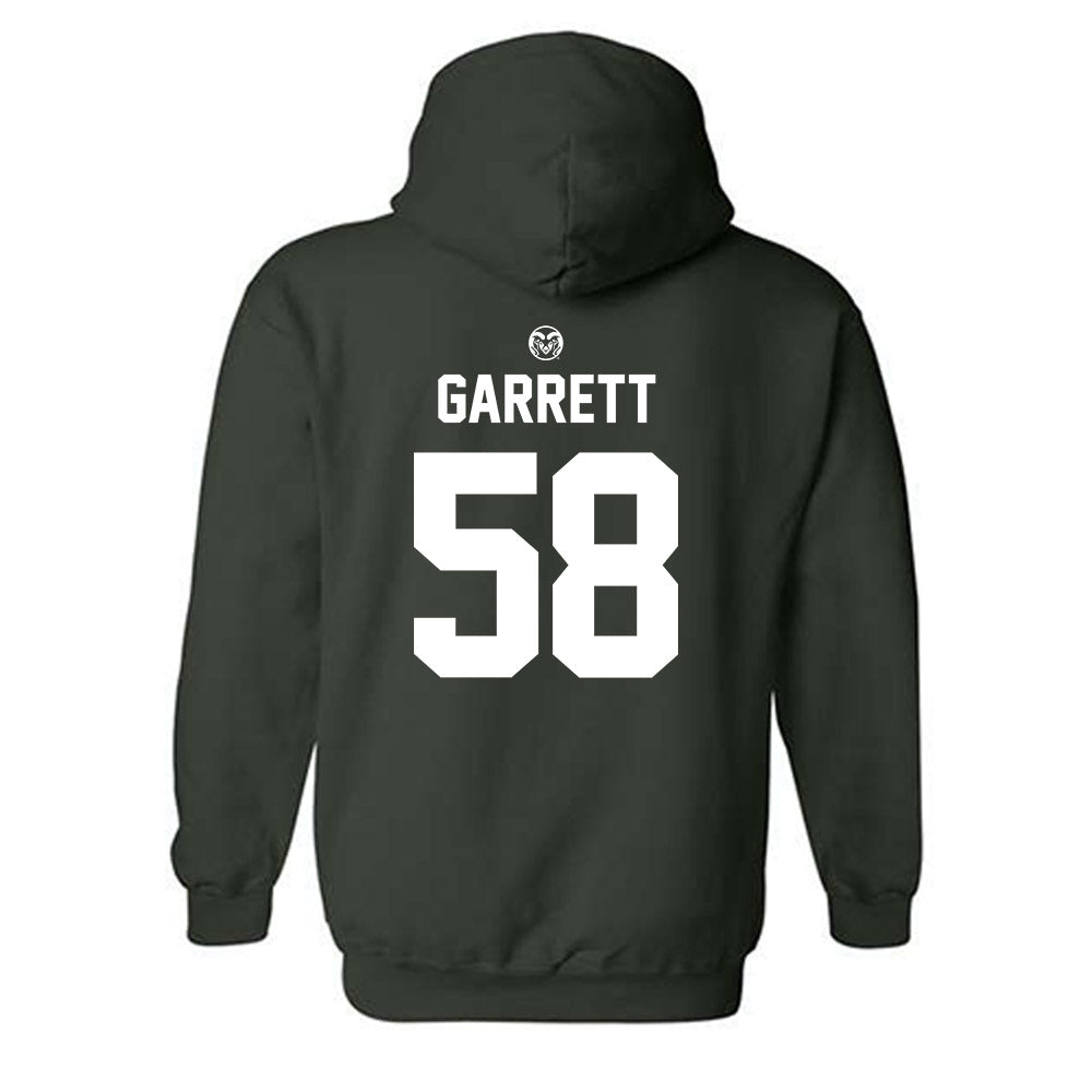 Colorado State - NCAA Football : Peyton Garrett - Hooded Sweatshirt-1