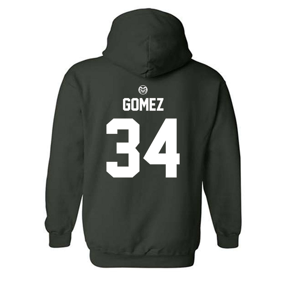 Colorado State - NCAA Football : Amare Gomez - Hooded Sweatshirt-1