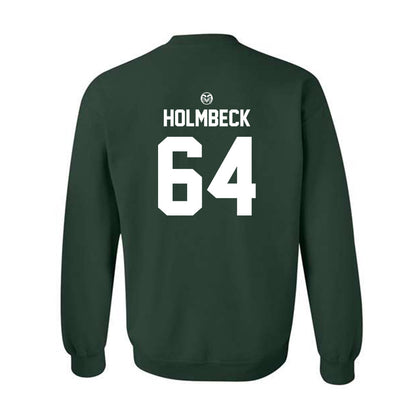 Colorado State - NCAA Football : Tristan Holmbeck - Crewneck Sweatshirt-1